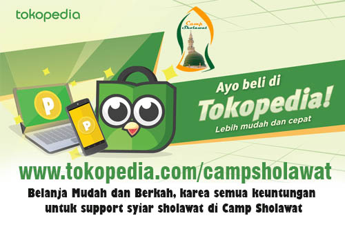 tokopedia camp sholawat
